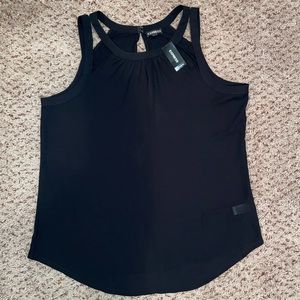 Express Keyhole Dressy Tank - Size L